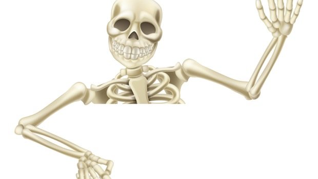 Skelett als Bild für Kommando kill